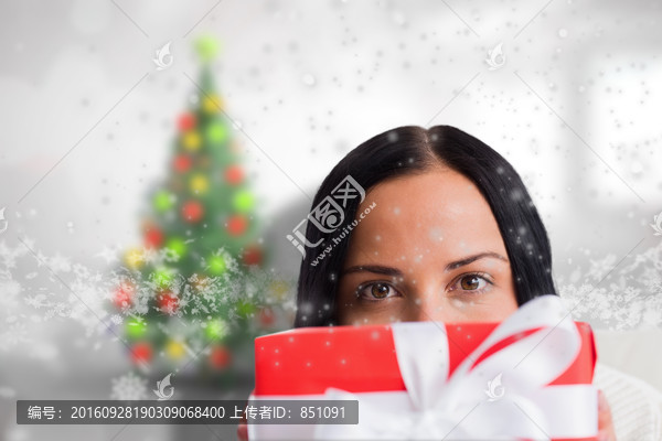 圣誕美女節(jié)日素材