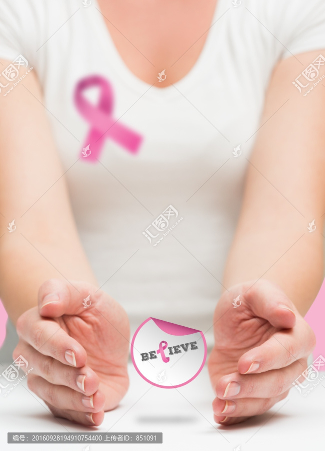 粉色絲帶關(guān)愛(ài)女性圖片