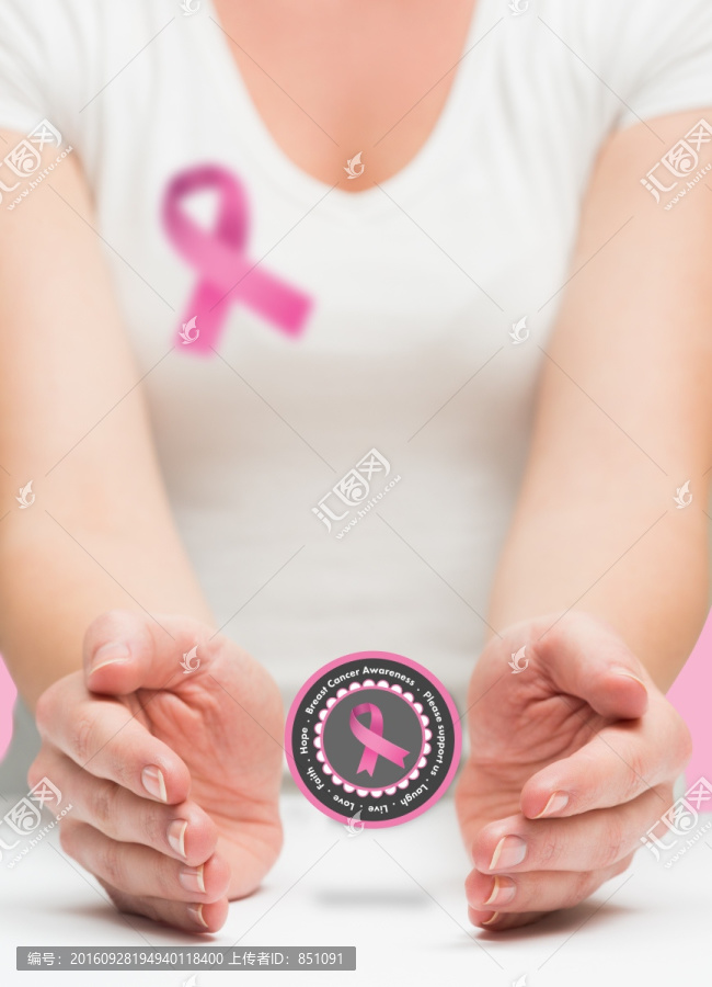 粉色絲帶關(guān)愛(ài)女性圖片