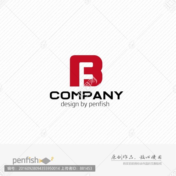 FB字母組合LOGO,BF