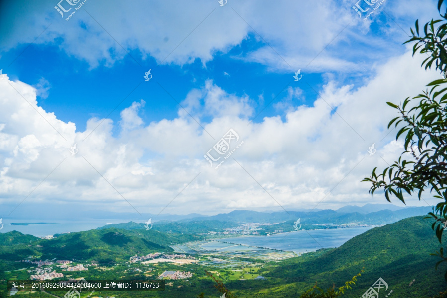 深圳南澳,七娘山鸟瞰