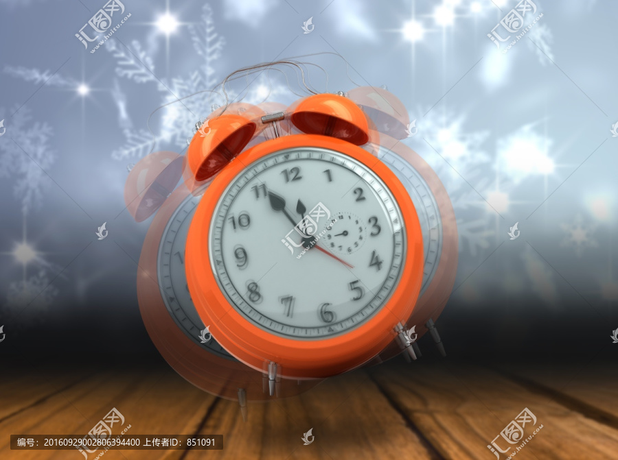 時鐘計數(shù)海報