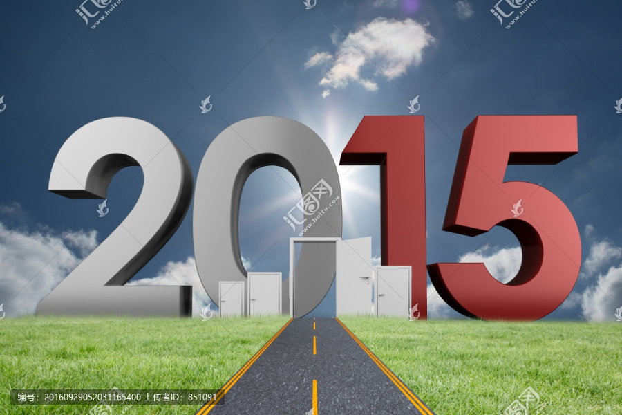 2015立體字海報