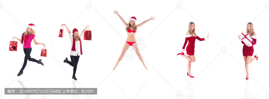 擺著姿勢的女人