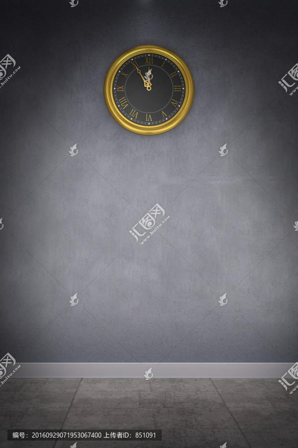時(shí)鐘計(jì)數(shù)海報(bào)