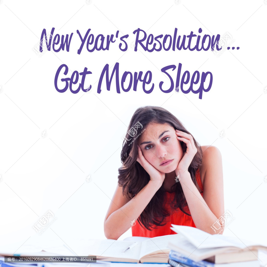 一個女人在構(gòu)思今年的計(jì)劃