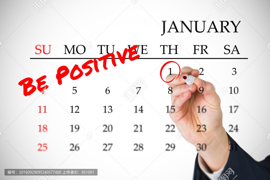 新年決議的復(fù)合形象