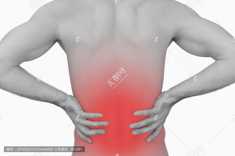 男人腰痛的復(fù)合形象