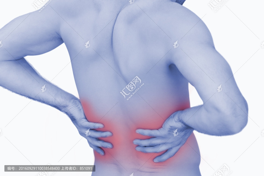 男人腰痛的復(fù)合形象