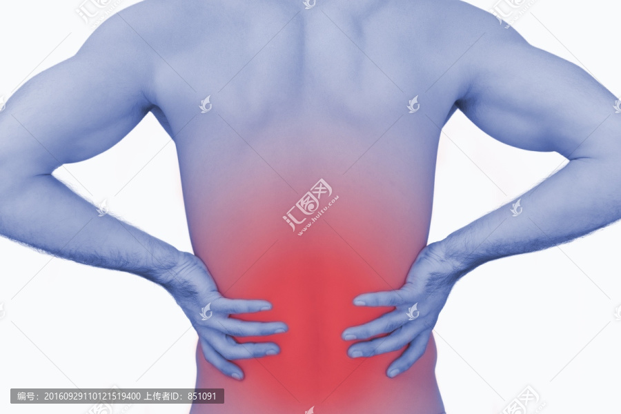 男人腰痛的復(fù)合形象