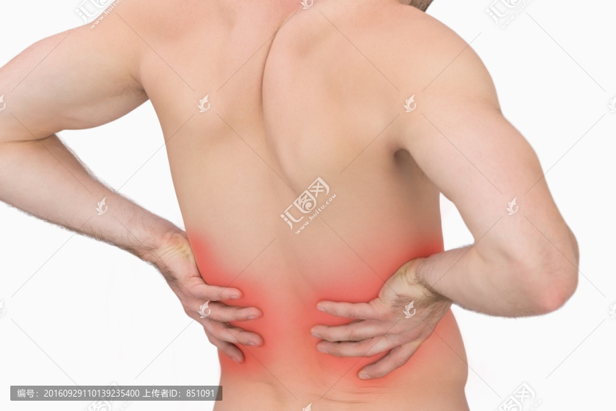 男人腰痛的復(fù)合形象