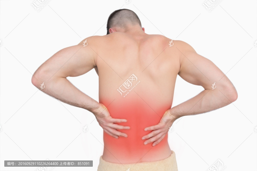 男人腰痛的復(fù)合形象