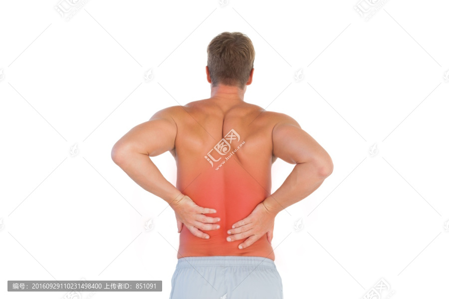 男人腰痛的復(fù)合形象