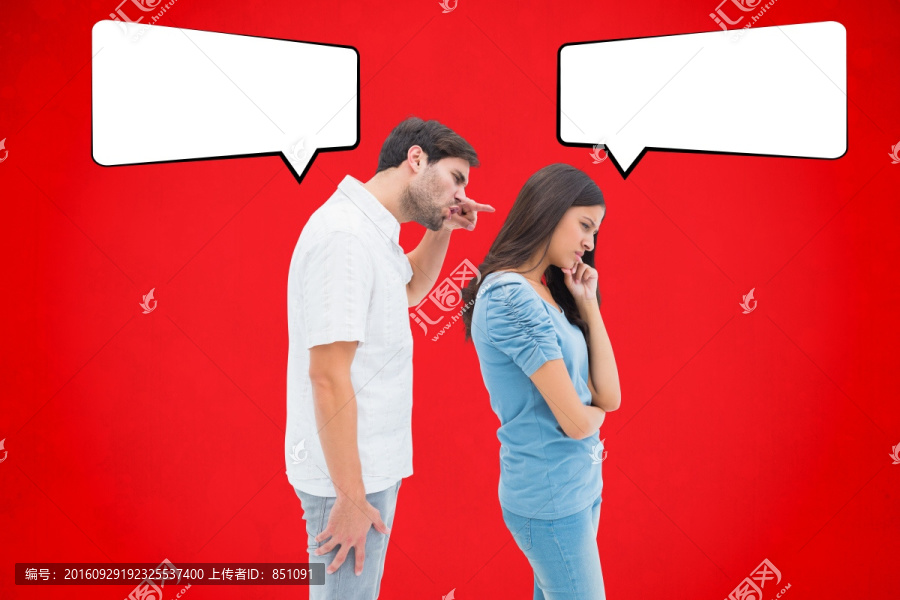 在吵架的夫婦