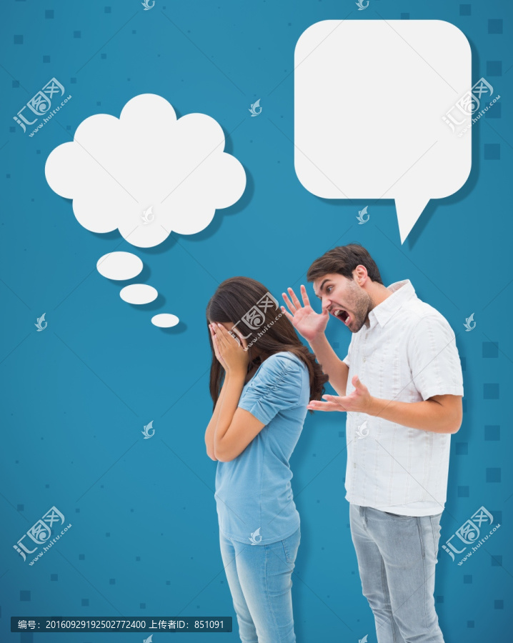 夫婦吵架的復(fù)合形象