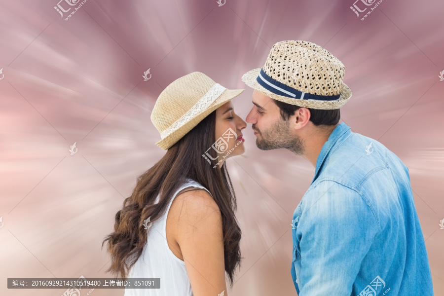夫婦接吻的復合形象