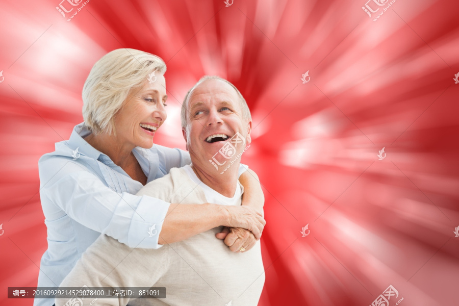 背著妻子的男人