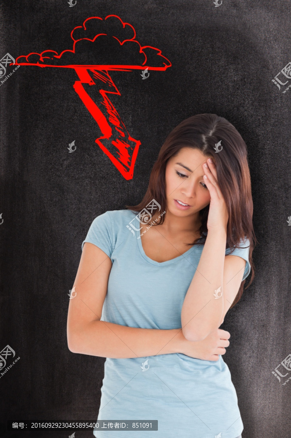 頭疼的女人