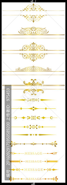 經(jīng)典歐式高端花紋素材