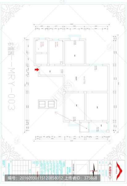 滁州龍?bào)茨显访鍒@CAD戶型