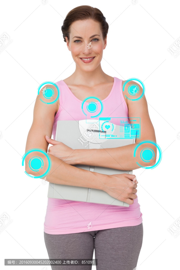 微笑著的女人