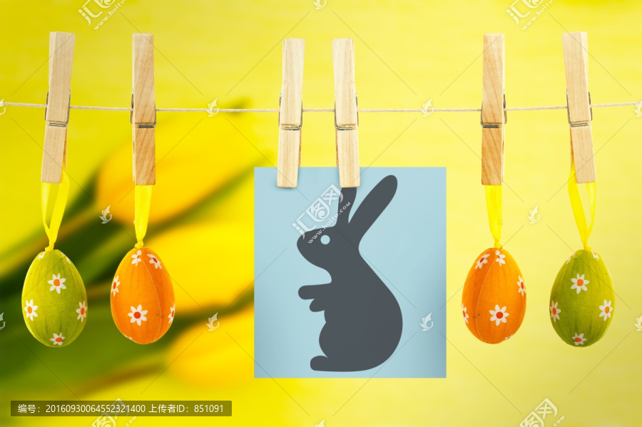 復活節(jié)兔子的復合形象
