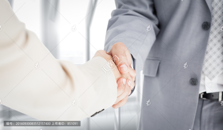 商人握手的復(fù)合形象