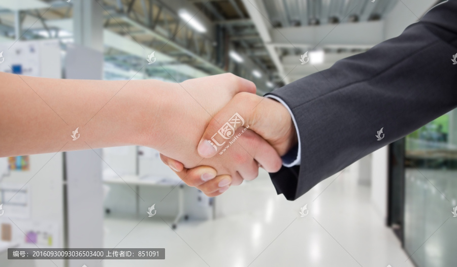商人握手的復合形象