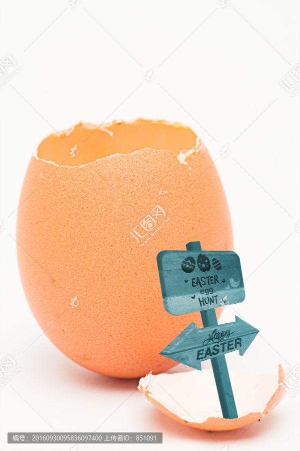 復(fù)活節(jié)找蛋標(biāo)志的復(fù)合形象