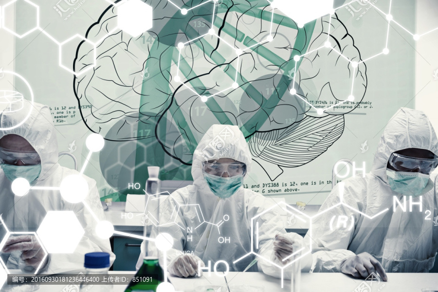 正在做研究的科學家