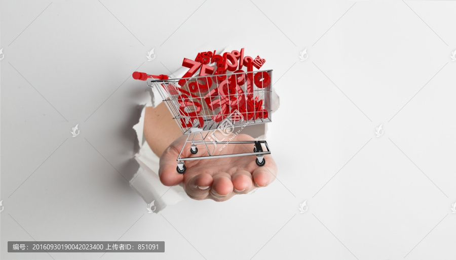 通過紙呈現(xiàn)的手的復合圖像