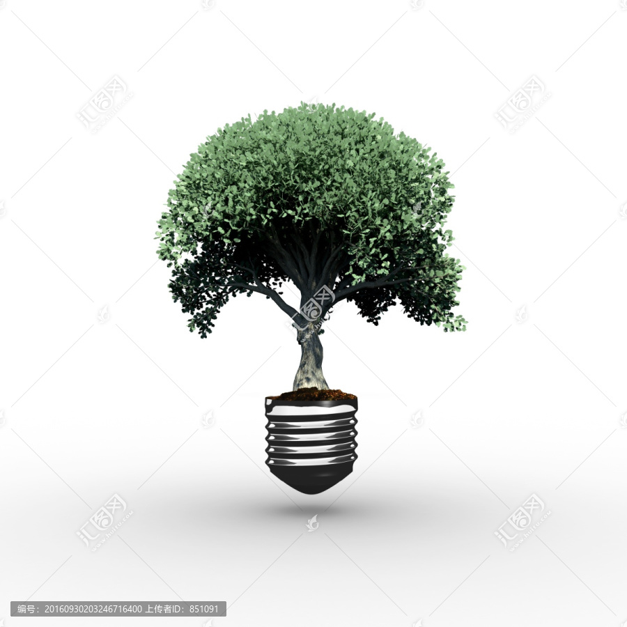 空燈泡復合圖像