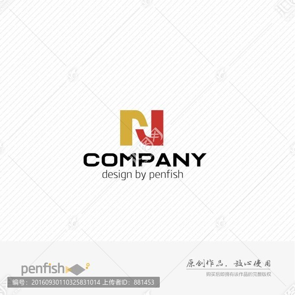 字母JN組合LOGO