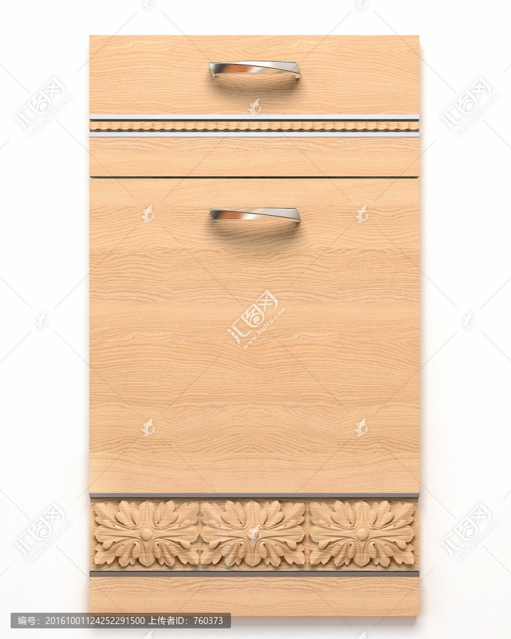 欧式浮雕实木门板