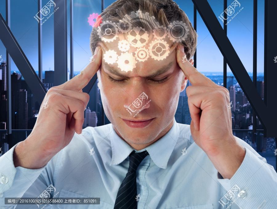 商人頭痛的復(fù)合形象
