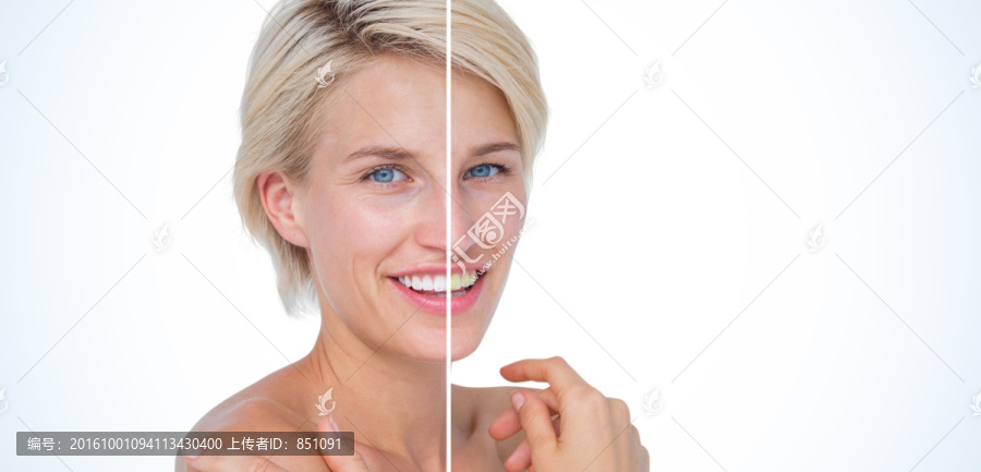 微笑著的女人