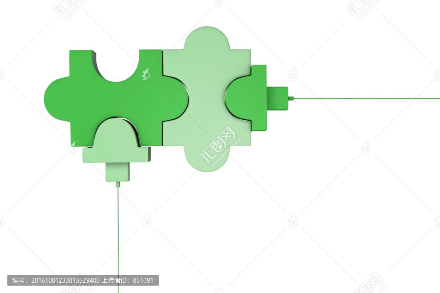 白色背景的拼圖片