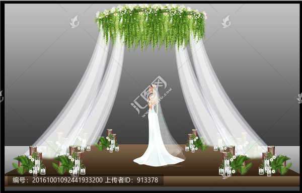 新娘出場(chǎng)效果圖