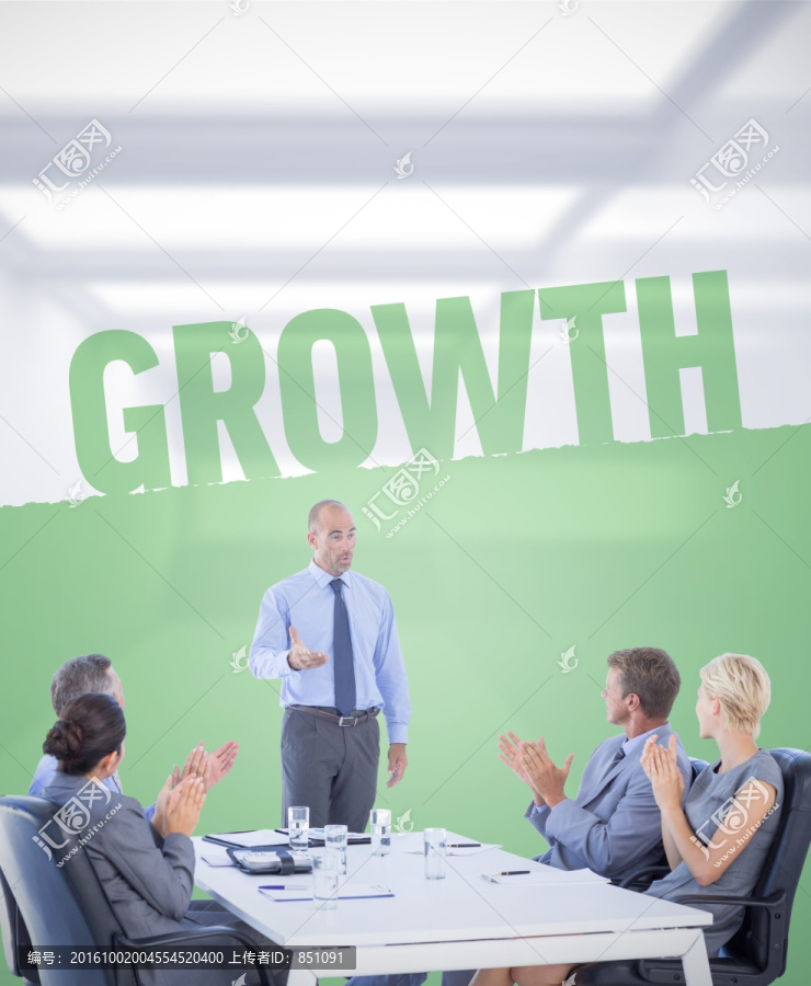 正在會(huì)議的商業(yè)人士