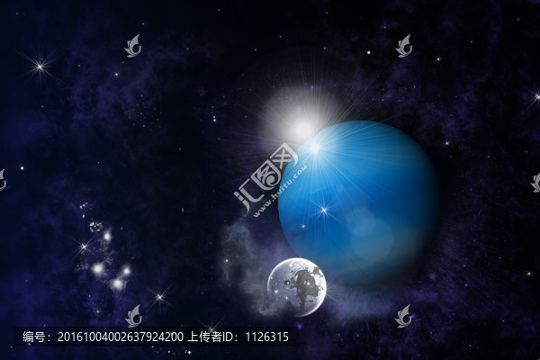 星空圖九大星系系列之天王星