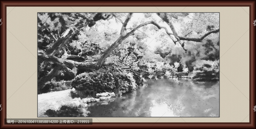 水墨風(fēng)景畫