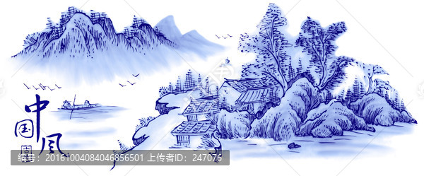 中國(guó)風(fēng),通道分層