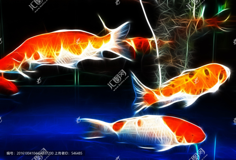 裝飾畫魚