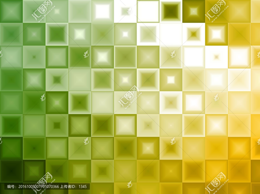 綠色3D馬賽克背景