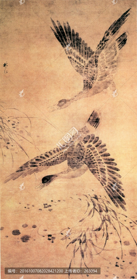 蘆雁圖,林良