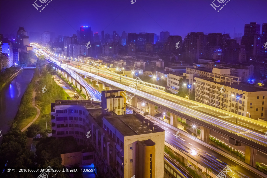 德胜高架路夜景