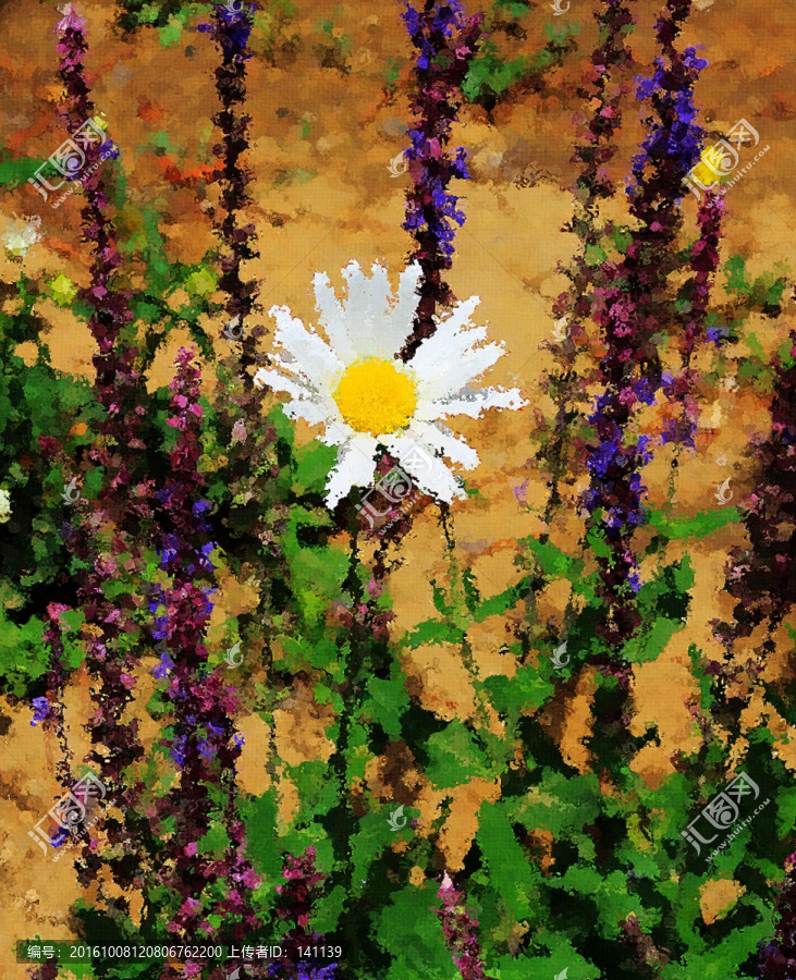 花卉油畫