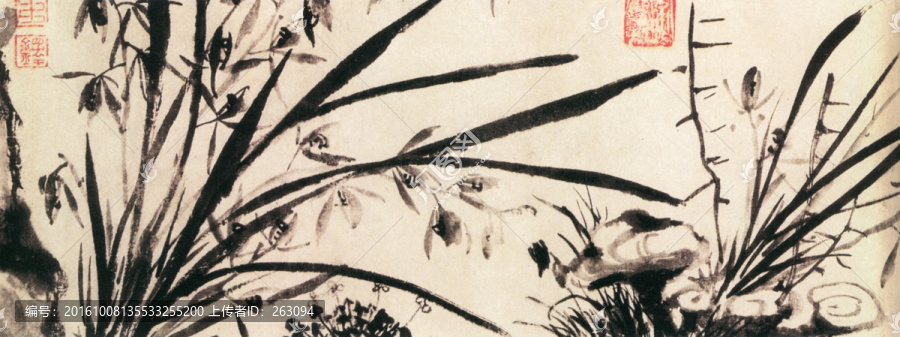 王鐸,蘭竹菊?qǐng)D