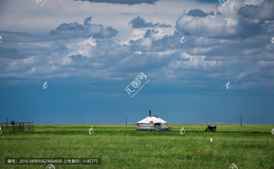 草原,蒙古包,放牧,牧民