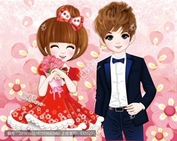 高清可小妞情侶唯美圖片PSD